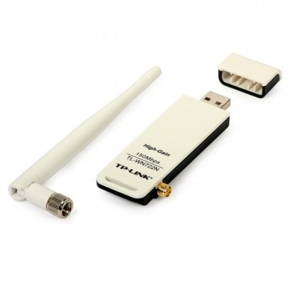TP-LINK, TL-WN722N, USB adapter, Wireless 2,4Ghz, 150Mbps