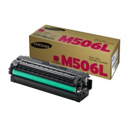 HP originální toner SU305A, CLT-M506L, magenta, 3500str., M506S, high capacity, Samsung CLP-680DW, CLX-6260FD