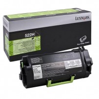 Lexmark originální toner 52D2H00, black, 25000str., 522H, return, Lexmark MS810, 811, 812