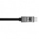 Datový a nabíjecí kabel USB Type-C - USB Type-C, 100cm, 60W E-Mark, černý