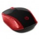 HP myš 200 Wireless Red, 1000DPI, 2.4 [GHz], optická, 3tl., 1 kolečko, bezdrátová, červená, 2 ks AAA, MacOS X 10.x,Google Chr...