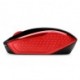 HP myš 200 Wireless Red, 1000DPI, 2.4 [GHz], optická, 3tl., 1 kolečko, bezdrátová, červená, 2 ks AAA, MacOS X 10.x,Google Chr...