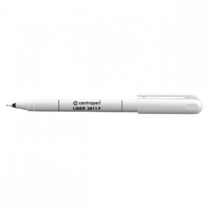 Centropen, liner 2811, černý, 10ks, 0.3mm, plastový hrot, cena za 1ks