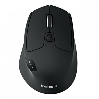 Logitech Myš M720 Triathlon, 1000DPI, Bluetooth, optická, 8tl., 1 kolečko, bezdrátová, černá, vestavěná baterie, připojení př...
