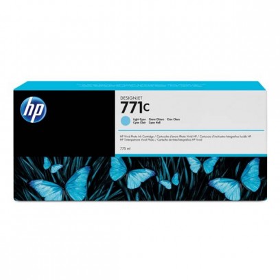 HP originální ink B6Y12A, HP 771C, light cyan, 775ml, HP Designjet Z6200, Z6600, Z6800