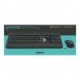 Logitech Sada klávesnice MK540, AA, multimediální, 2.4 [Ghz], černá, bezdrátová, US, s bezdrátovou optickou myší, nano přijím...