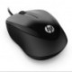 HP myš X1000 Wired mouse, 1200DPI, optická, 3tl., 1 kolečko, drátová USB, černá, Microsoft Windows Vista/XP/7/8