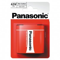 Baterie zinkouhlíková, 3R12, 4.5V, Panasonic, blistr, 1-pack