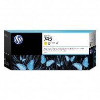 HP originální ink F9K02A, HP 745, yellow, 300ml, HP DesignJet HD Pro MFP, DesignJet Z2600, Z5600
