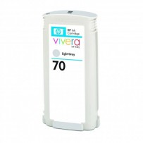 HP originální ink C9451A, HP 70, light grey, 130ml, HP Designjet Z3100, Z2100