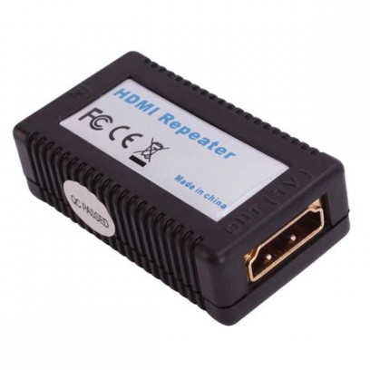 Audio/video Spojka, HDMI F-HDMI F, 0, černá, aktivní prodlužovací do 35m