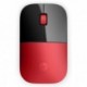 HP myš Z3700 Wireless Cardinal Red, 1200DPI, 2.4 [GHz], optická Blue LED, 3tl., 1 kolečko, bezdrátová, červená, 1 ks AA, Wind...