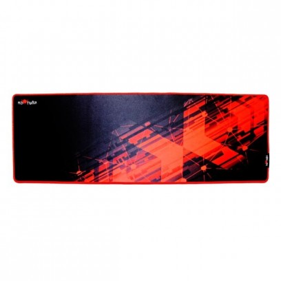 Podložka pod myš, P2, herní, černo-červená, 78 x 27 x 0.4 cm, Red Fighter