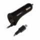SWISSTEN, micro USB auto nabíječka, 1x konektor + USB port 12V, 5V, 2400mA, nabíjení mobilních telefonů a GPS, černá
