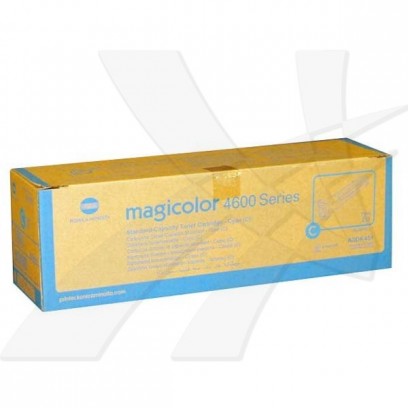 Konica Minolta originální toner A0DK451, cyan, 4000str., Konica Minolta QMS Magicolor 4600 / 4650 / 4690
