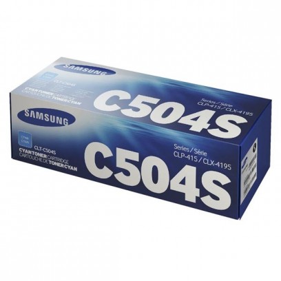 Toner Samsung CLT-C504S modrý