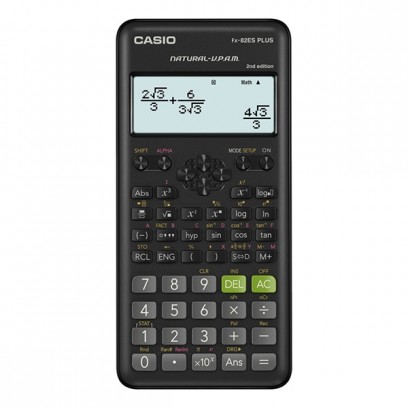 Casio Kalkulačka FX 82ES PLUS E2, černá, školní