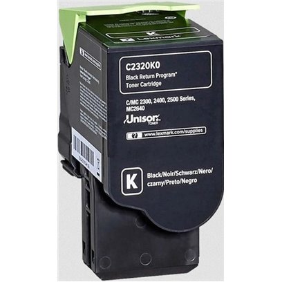 Toner Lexmark C2320K0 černý