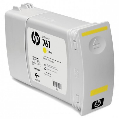 HP originální ink CM992A, yellow, 400ml, HP 761, HP DesignJet T7100
