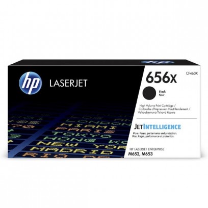 HP originální toner CF460X, black, 2700str., HP 656X, high capacity, HP LaserJet Enterprise M652,652dn,652n,653,653dn,653x