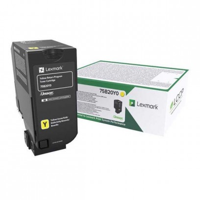 Lexmark originální toner 75B20Y0, yellow, 10000str., return, Lexmark CS727de, CS728de, CX727de