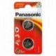 Baterie lithiová, CR2032, 3V, Panasonic, blistr, 2-pack