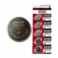 Baterie lithiová, konflíková, CR2025, 3V, Maxell, blistr, 5-pack