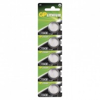 Baterie lithiová, konflíková, CR2430, 3V, GP, blistr, 5-pack