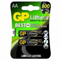 Baterie lithiová, AA, 1.5V, GP, blistr, 2-pack