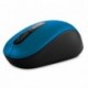 Microsoft Myš Bluetooth Mobile Mouse 3600, 1000DPI, Bluetooth, optická, 3tl., 1 kolečko, bezdrátová, modrá, 1 ks AA, klasická...