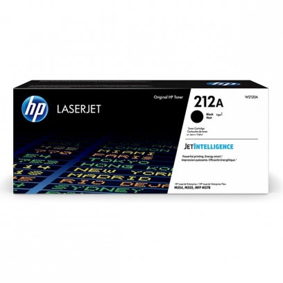 HP originální toner W2120A, black, 5500str., HP 212A, HP Color LaserJet Enterprise M555dn, M555x, M554dn, O