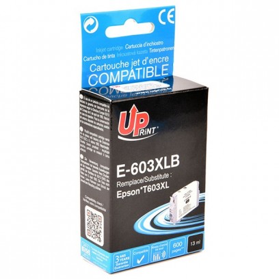 UPrint kompatibilní ink s C13T03A14010, 603XL, black, 600str., 13ml, E-603XLB, pro Epson Expression Home XP-2100, 2105, 3100,...