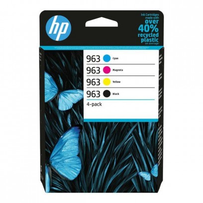 HP originální ink 6ZC70AE301, HP 963, CMYK, blistr, HP 4-pack Officejet Pro 9010, 9012, 9014, 9015, 9016, 9019
