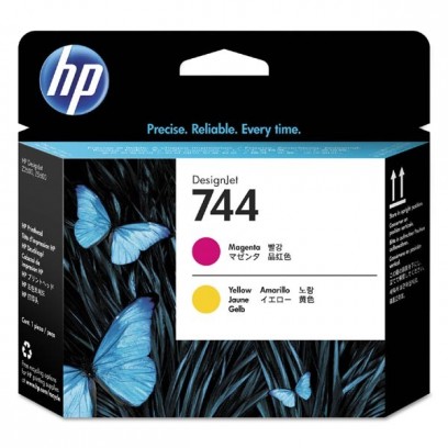 HP originální tisková hlava F9J87A, HP 744, magenta/yellow, HP DesignJet Z5600, DesignJet HD Pro MFP