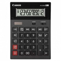 Canon Kalkulačka AS-2200, černá, stolní, dvanáctimístná