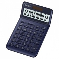 Casio Kalkulačka JW 200 SC NY, modrá, dvanáctimístná, duální napájení, sklápěcí displej