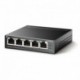 TP-LINK stolní switch TL-SG1005LP PoE(4- porty), 100Mbps, auto MDI/MDIX