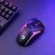 Marvo Myš M729W, 4800DPI, 2.4 [GHz], optika, 7tl., bezdrátová, černá, 1 ks vestavěná baterie, herní, podsvícená