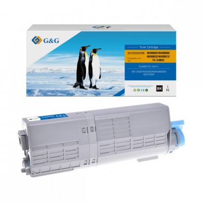 G&G kompatibilní toner s 46490608, black, 7000str., NT-COC532XXBK, pro OKI C532DN, C542DN, MC563DN, MC573DN, N