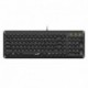 Genius Slimstar Q200, klávesnice CZ/SK, klasická, tichá typ drátová (USB), černá, ne