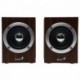 Genius reproduktory SP-HF280, 2.0, 6W, hnědé, regulace hlasitosti, 3,5 mm jack (USB), 100Hz~20kHz