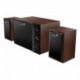 Genius reproduktory SW-2.1 350, 2.1, 15W, hnědo-černé, ovládací panel, ovládaní basů a výšek, 3,5 mm jack, 40Hz~20kHz