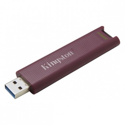 Kingston USB flash disk, USB 3.0 (3.2 Gen 2), 256GB, DataTraveler Max, vínový, DTMAXA/256GB, USB A