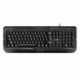 Genius KB-118, klávesnice US, klasická, voděodolná typ drátová (USB), černá