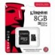 Kingston paměťová karta Micro Secure Digital Card Industria, 8GB, micro SDHC, SDCIT2/8GB, UHS-I U3 (Class 10), V30, A1, pSLC ...