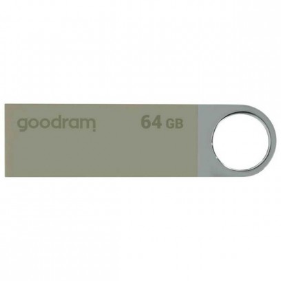 Goodram USB flash disk, USB 2.0, 64GB, UUN2, UUN2, silver, UUN2-0640S0R11