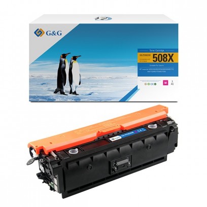 G&G kompatibilní toner s CF363X, magenta, 9500str., NT-PH363XM, HP 508X, high capacity, pro HP Color LaserJet Enterprise M552...