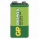 Baterie zinkochloridová, 9V, 9V, GP, blistr, 1-pack, Greencell
