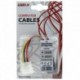 Kabel k HDD/SSD/DVD/BD interní napájecí, DC SATA - DC 5,25", 0.2 m, Logo blistr