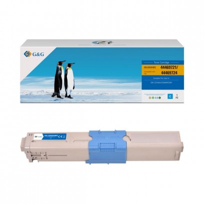G&G kompatibilní toner s 44469724, cyan, 5000str., NT-COC510FC, pro OKI C510, 530, N